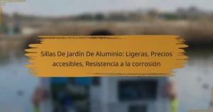 Sillas De Jardín De Aluminio: Ligeras, Precios accesibles, Resistencia a la corrosión